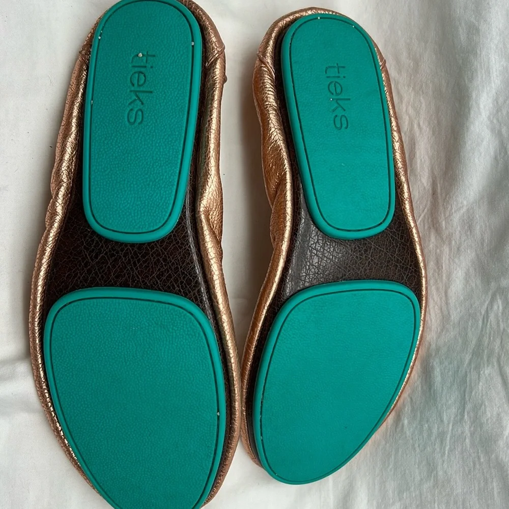 Tieks by Gavrieli- Rose Gold Glam - size 9 - Picture 5 of 5